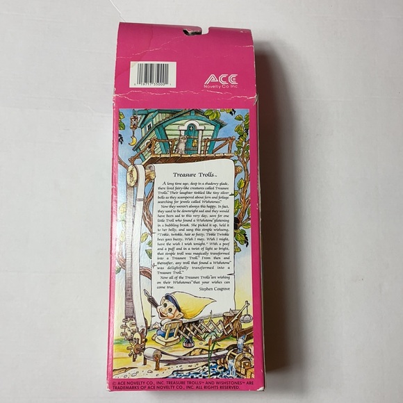 Vintage Treasure Troll Sealed In Box 1990 Cowboy Troll Treasure Trolls Wishstone - Picture 6 of 11